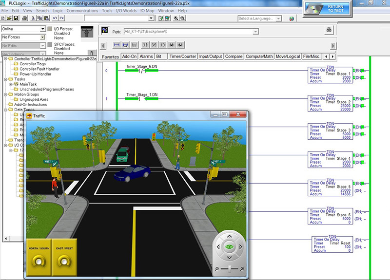 Traffic Signal Plc Program